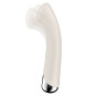 Vibromasseur point G tête rotative blanc USB Spinning g-spot 1 Satisfyer