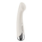 Vibromasseur point G tête rotative blanc USB Spinning g-spot 1 Satisfyer