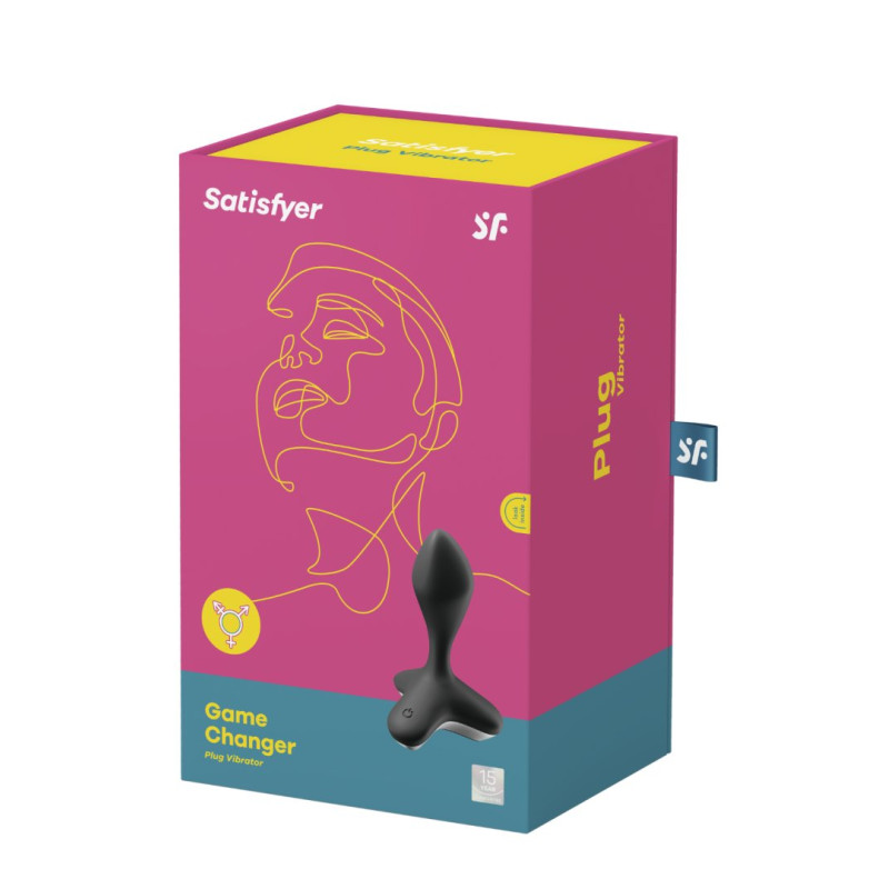 Vibromasseur anal USB noir Game Changer Satisfyer