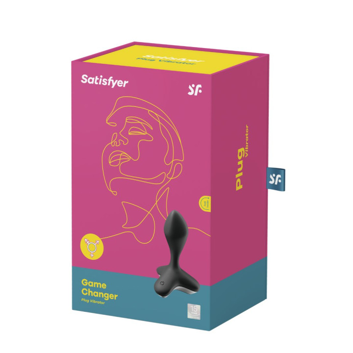 Vibromasseur anal USB noir Game Changer Satisfyer