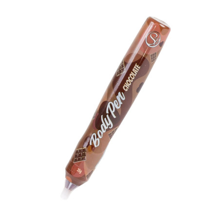 Stylo corporel bodypaint comestible chocolat