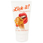 Lubrifiant et gel de massage végétalien comestible sex on the beach goût fruité  50ml