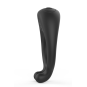 OCTAVE, Cockring Noir dans un silicone médical doux avec 1 mode de vibration