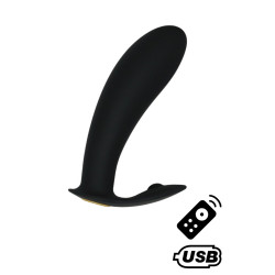 ERNEST, Mini vibromasseur avec stimulateur clitoridien USB, avec télécommande