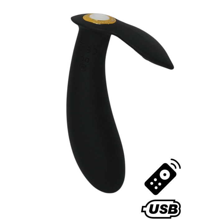 ERNEST, Mini vibromasseur avec stimulateur clitoridien USB, avec télécommande