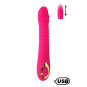 TWIST Rose, Vibromasseur "va-et-vient" USB en silicone médical, doté de 18 modes de stimulation