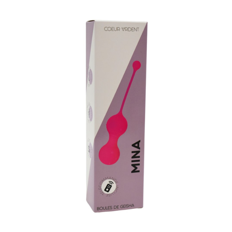 MINA Rose, Boules de Geisha en silicone médical USB avec télécommande
