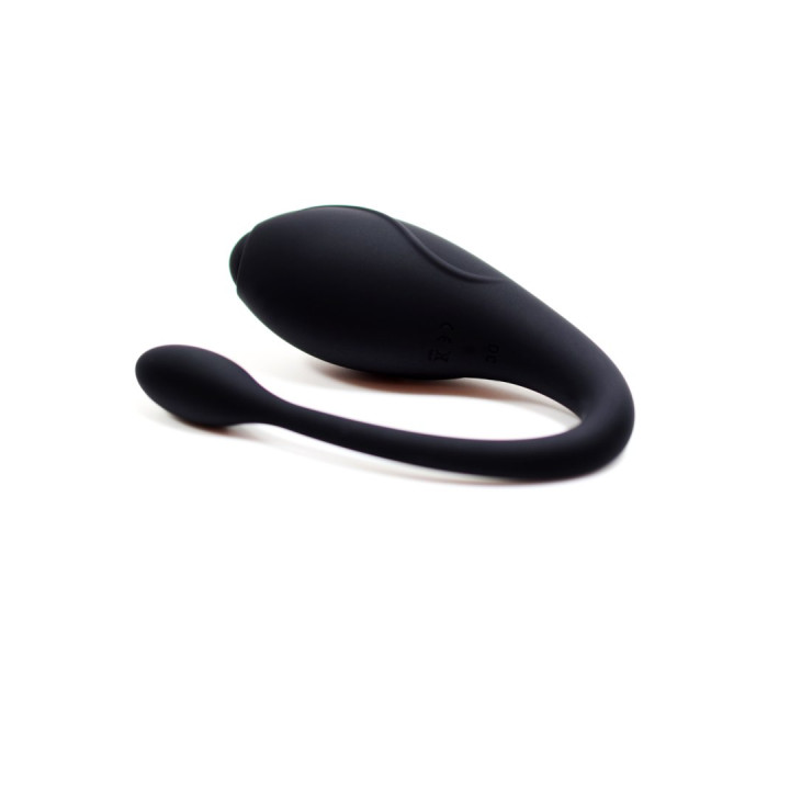 TANDEM Noir, stimulateur pour couple USB avec télécommande en silicone médical