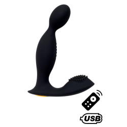 ELIOT, Stimulateur de prostate USB, avec télécommande, en silicone médical