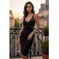 Robe courte à bretelles Victoria