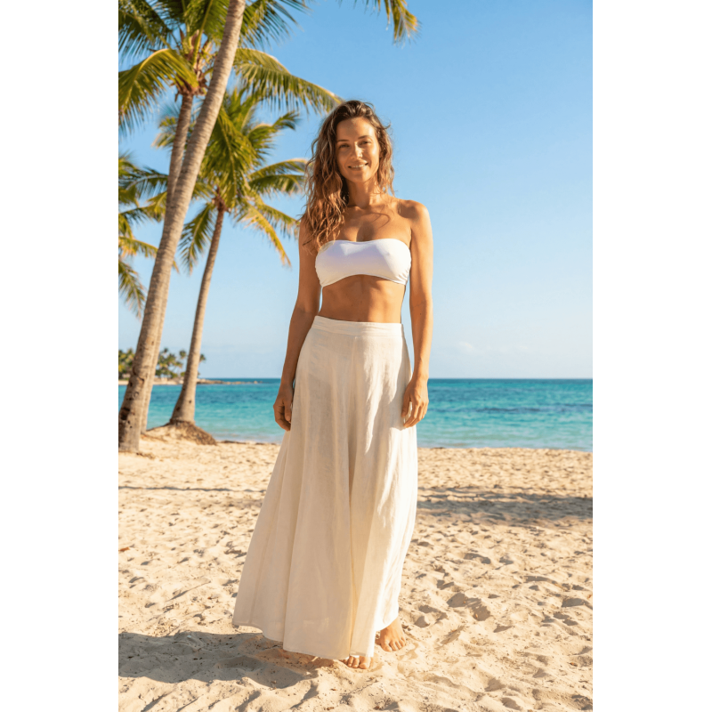 Bandeau de poitrine blanc