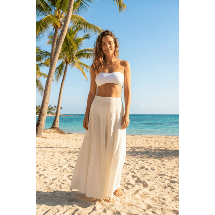 Bandeau de poitrine blanc