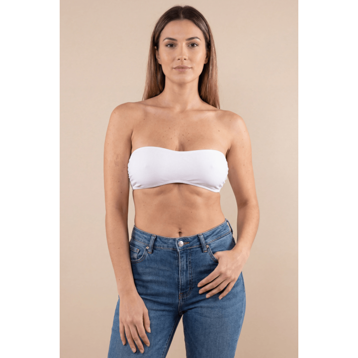 Bandeau de poitrine blanc