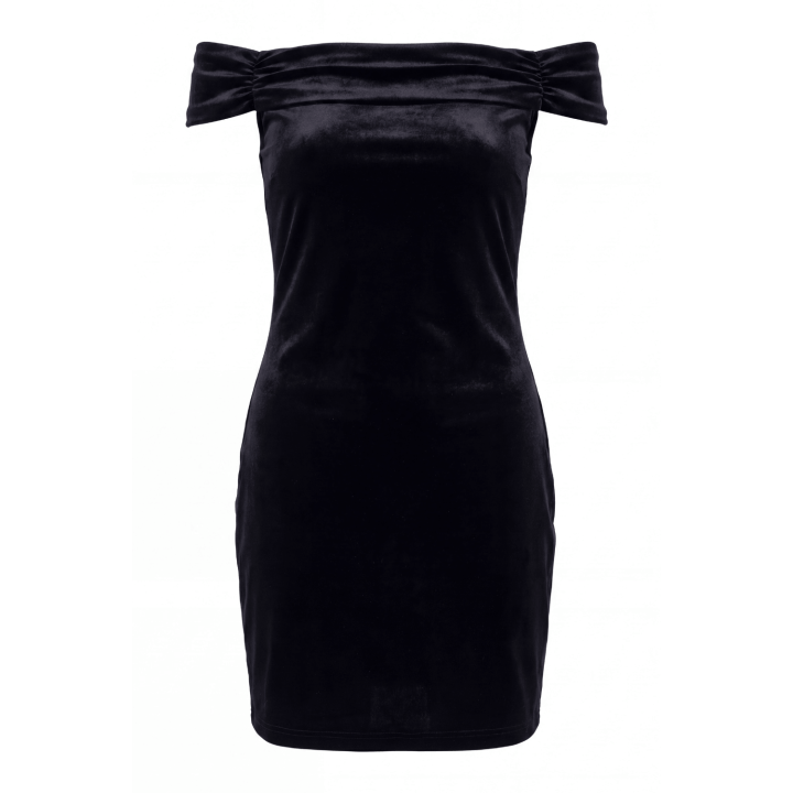Robe velours noir Giulia