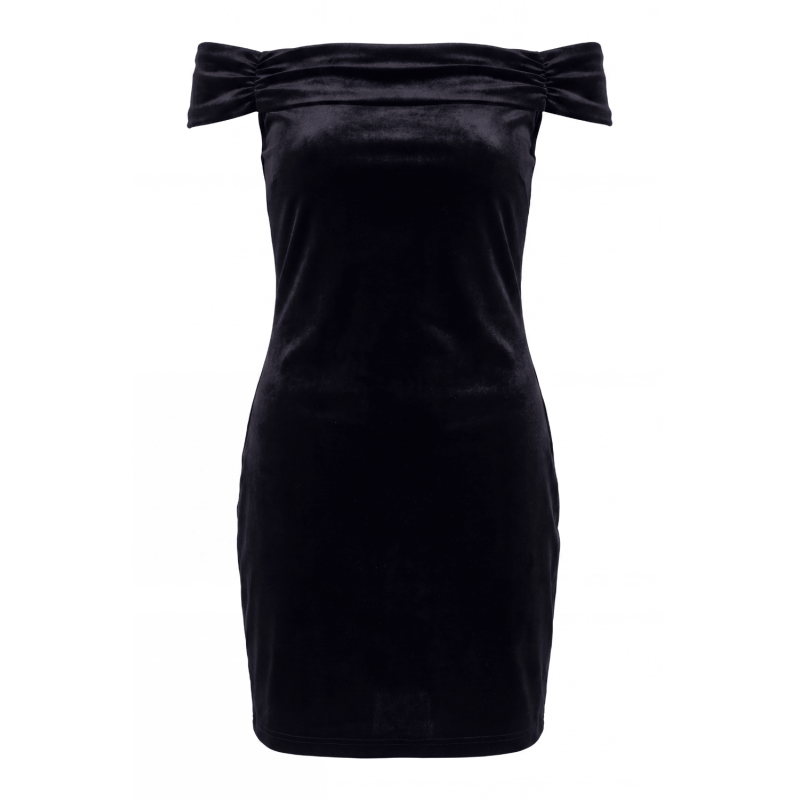 Robe velours noir Giulia