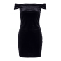 Robe velours noir Giulia