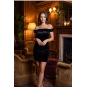 Robe velours noir Giulia