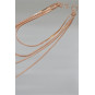 bijou pinces tétons avec 4 chainettes doré rose