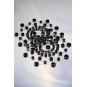 Paire de cache tétons adhésifs strass noir