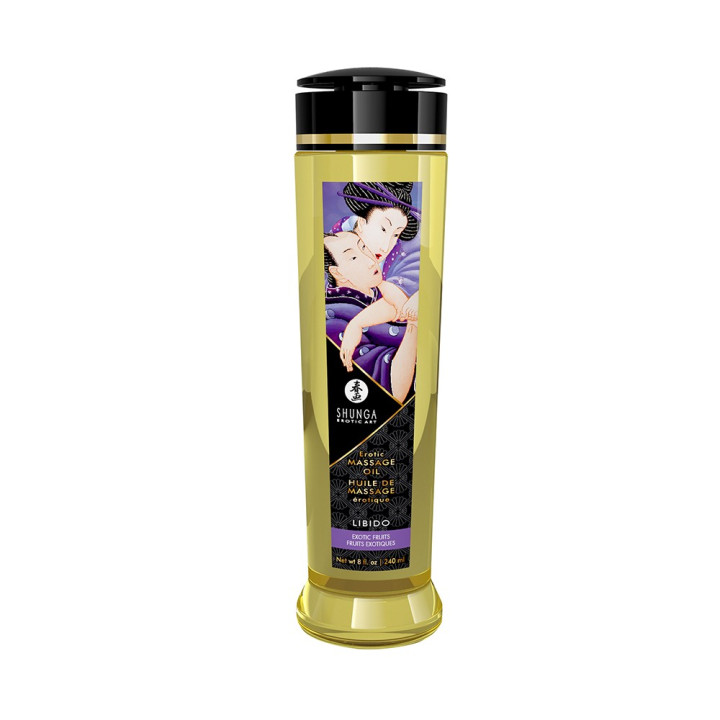 Huile de massage aphrodisiaque Fruits Exotiques 240ml