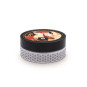 Mini Coffret poudre corporelle fraise/vin pétillant et plumeau assorti