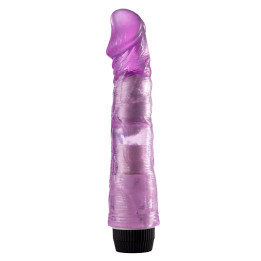 Vibromasseur 20 cm Jelly violet avec Picots