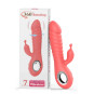 Vibromasseur rabbit rotatif 7 vibrations USB