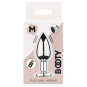 Plug vibrant acier inoxydable anal taille M avec télécommande, USB BOOTY