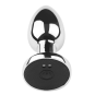 Plug vibrant acier inoxydable anal taille M avec télécommande, USB BOOTY