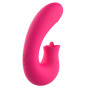Vibromasseur 2 en 1 G-spot et stimulateur de clitoris USB Kali rose