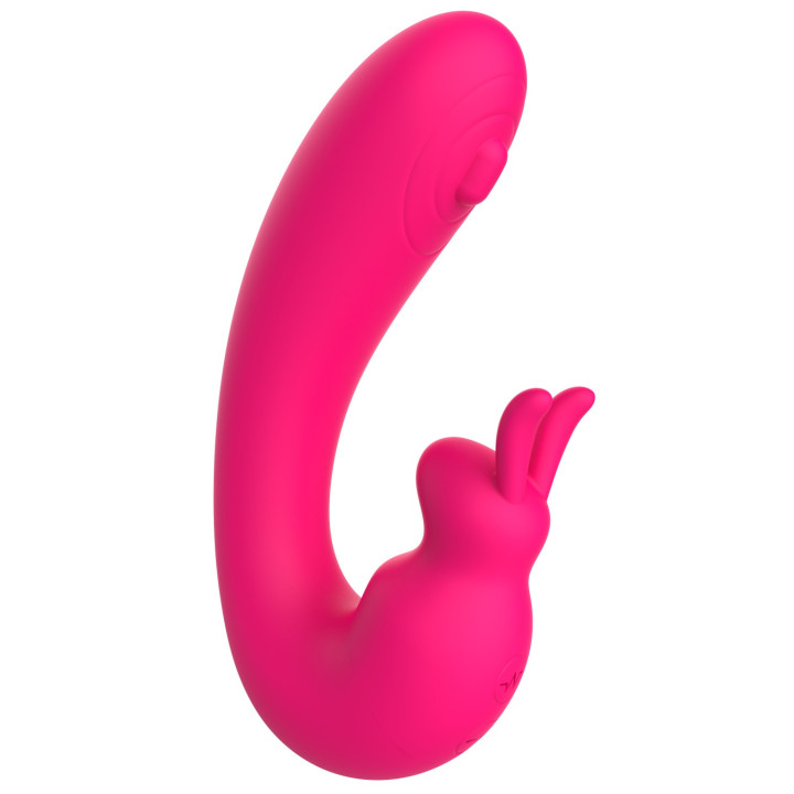 Vibromasseur 2 en 1 G-spot et C-spot USB Kala rose
