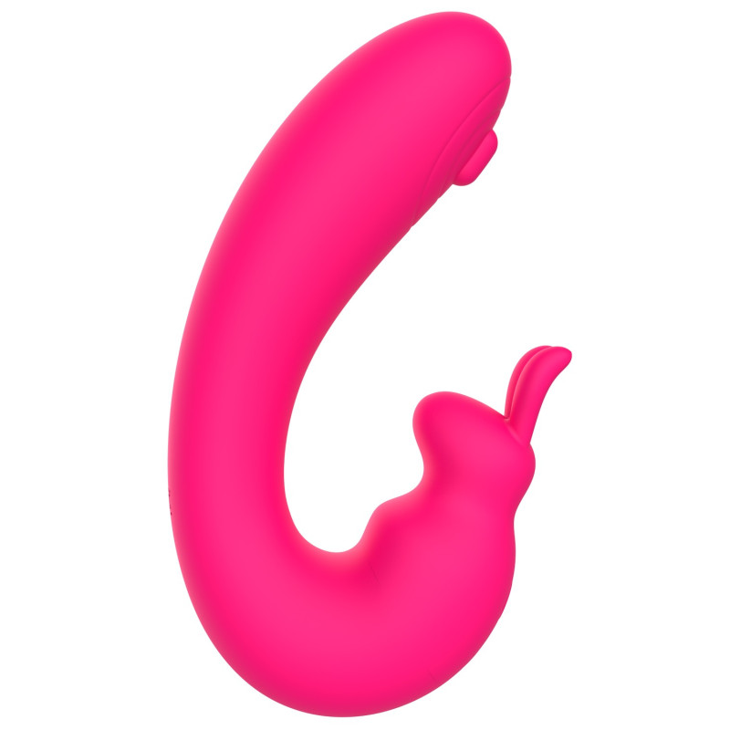 Vibromasseur 2 en 1 G-spot et C-spot USB Kala rose