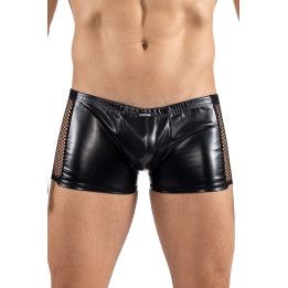 Boxer noir Black Desire en simili cuir
