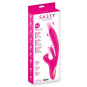 Vibromasseur Rabbit 3-en-1 Sassy Yoba – Va-et-vient, Tapotements &amp; Rotation Clitoridienne