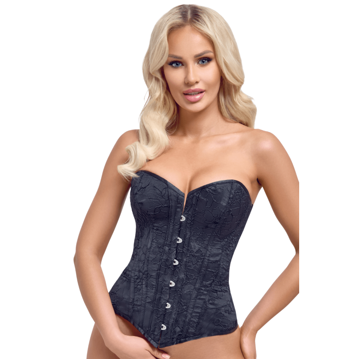 Corsage bustier à baleines avec laçage au dos - Cottelli