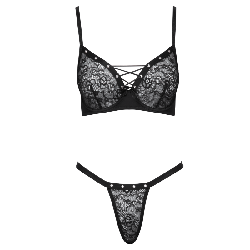 Soutien-gorge à armatures &amp; string - Cottelli