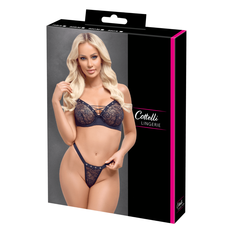 Soutien-gorge à armatures &amp; string - Cottelli