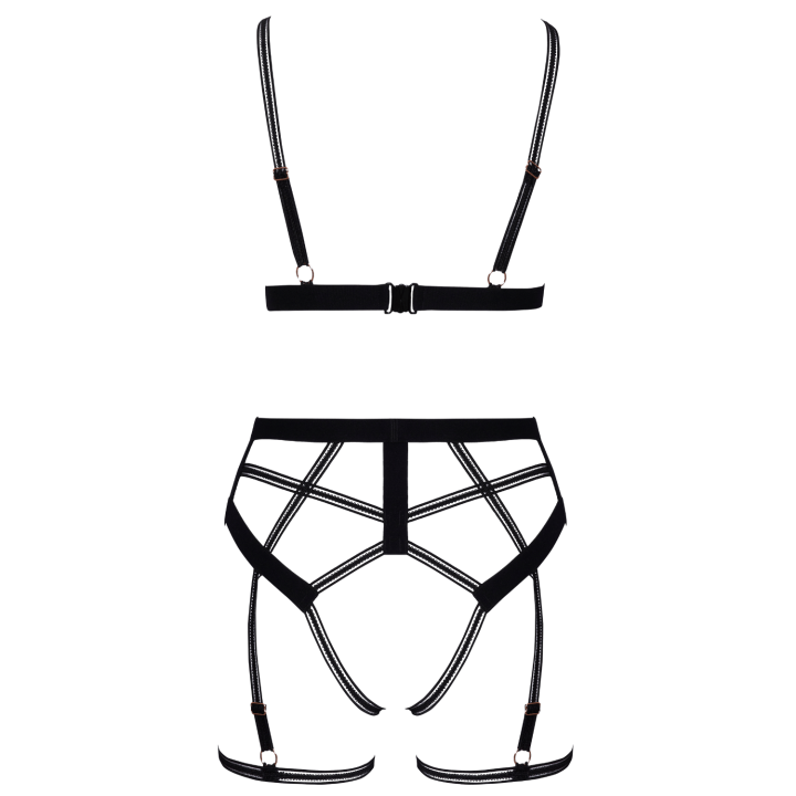Ensemble lingerie harnais ouvert - Cottelli