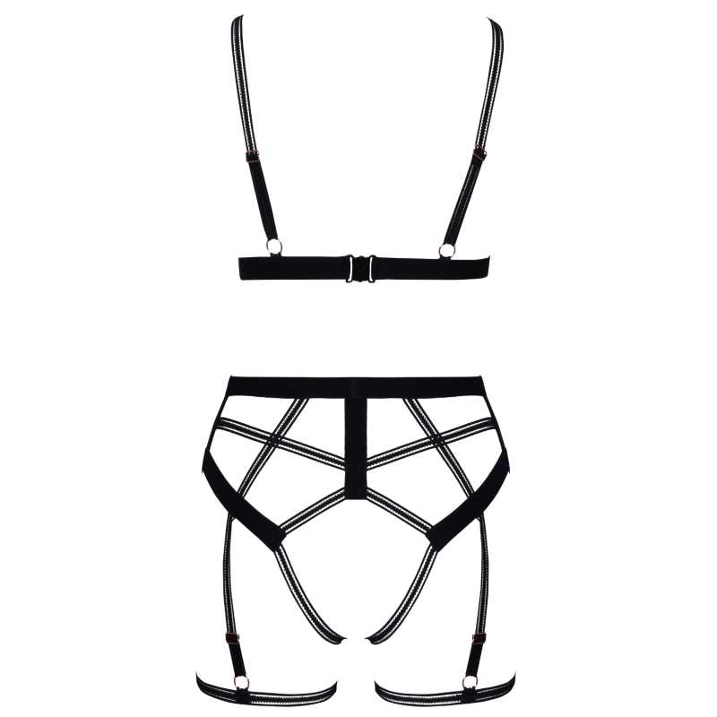 Ensemble lingerie harnais ouvert - Cottelli