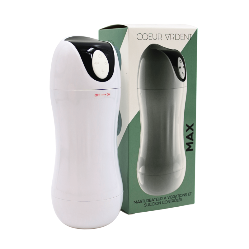 MAX – Masturbateur à Vibrations &amp; Succion Contrôlée USB