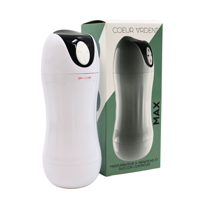 MAX – Masturbateur à Vibrations &amp; Succion Contrôlée USB