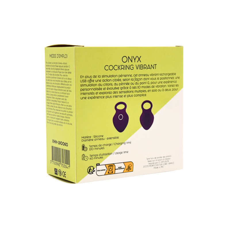 ONYX – Cockring Vibrant Rechargeable USB
