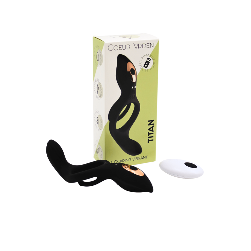 TITAN – Cockring Vibrant Télécommandé