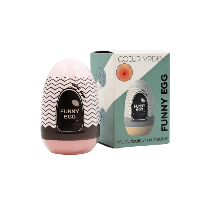 Gaine Masturbatrice Réutilisable FUNNY EGG – Design Réaliste Anus