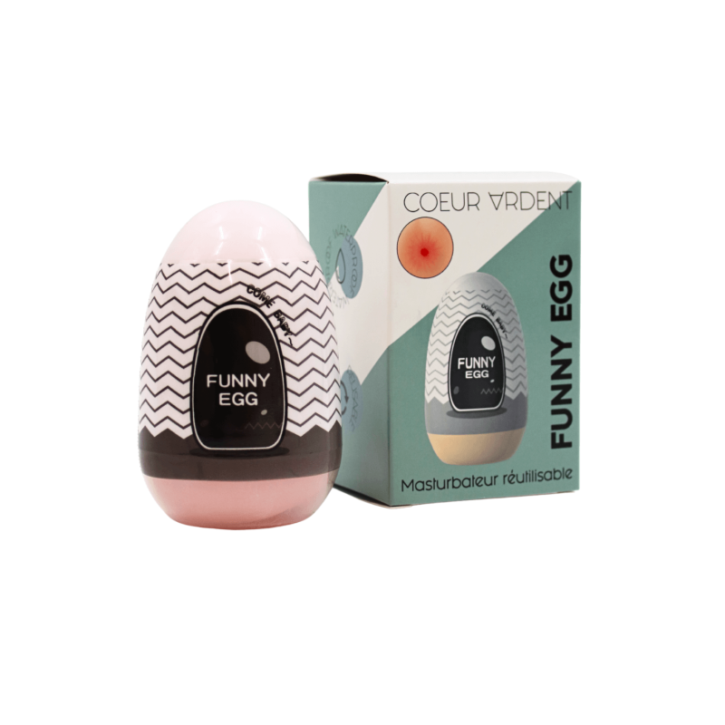 Gaine Masturbatrice Réutilisable FUNNY EGG – Design Réaliste Anus