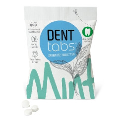 DENTTABS přírodní zubní pasta v tabletách bez fluoridu 125 ks