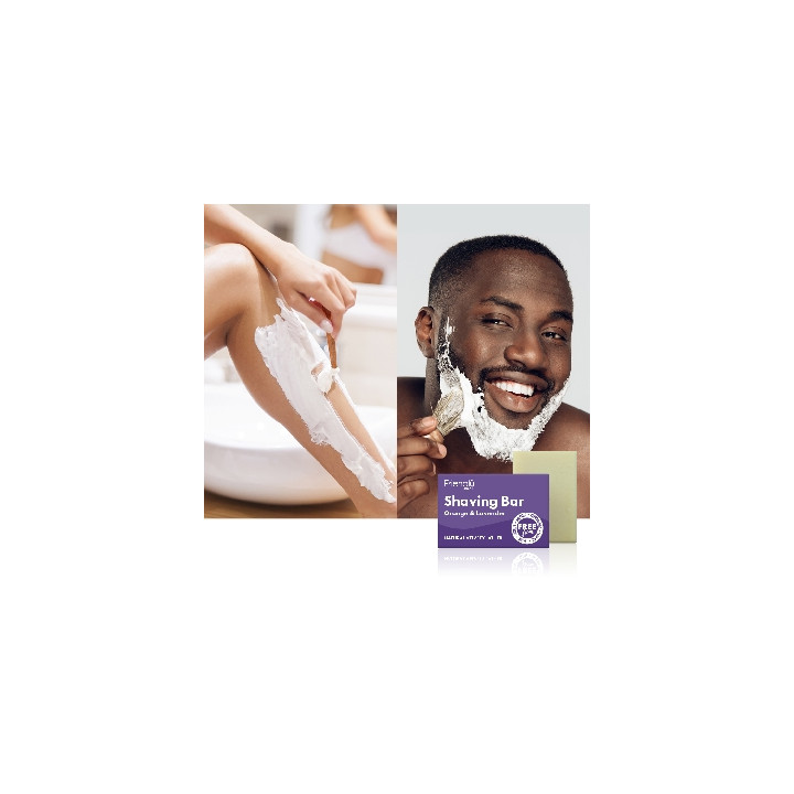 Friendly Soap přírodní mýdlo na holení pomeranč a levandule