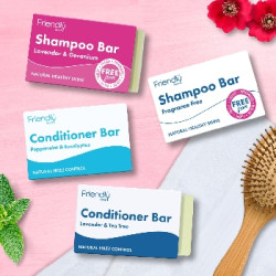 Friendly Soap přírodní mýdlo na vlasy levandule a pelargónie