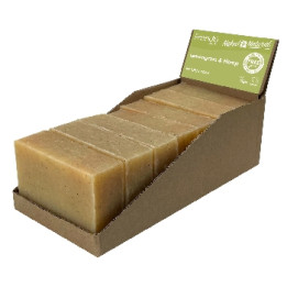 Friendly Soap přírodní mýdlo citronová tráva a konopí 7ks zero waste balení