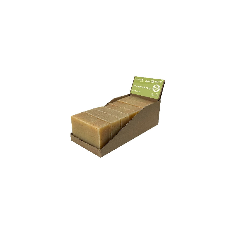 Friendly Soap přírodní mýdlo citronová tráva a konopí 7ks zero waste balení